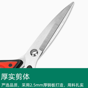 Kitchen Scissors Stainless Steel Heavy Duty Multi Purpose For Meat Fish Vegetables Yangjiang Origin - Product Image 3