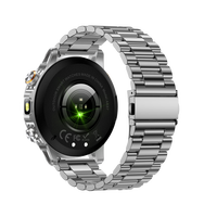 Montre connectée sportive AK87 pour hommes avec lumière LED, assistant vocal extérieur, surveillance de la santé, rappel de messages, modes sportifs multiples