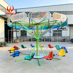 Silla Voladora Giratoria Eléctrica para Niños de 12 Plazas, Atracción de Diversión para Parques de Atracciones al Aire Libre - Product Image 1
