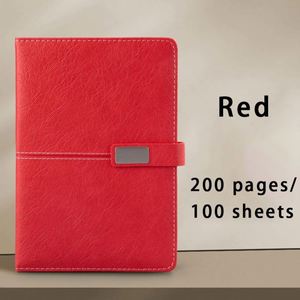 Libreta Ejecutiva Premium A5 de Tapa Dura, 80 Hojas, Cubierta de Cuero Impresa Personalizada, Encuadernación Cosida, Cierre de Hebilla, Uso Promocional - Product Image 4