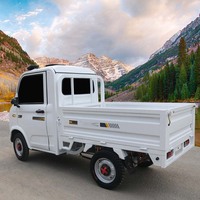 Petit camion à plateau plat, véhicule utilitaire, pick-up électrique, mini-camions de fret électriques