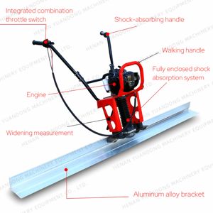 Règle en acier inoxydable EPA Moteur à essence 1-4.5M Règle vibrante en béton Ventes directes d'usine - Product Image 5