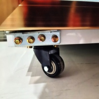 Réfrigérateur vertical commercial 850L à 2 portes, refroidissement direct et par air, dégivrage automatique, haute qualité, pour boissons