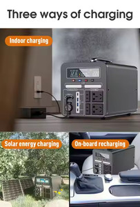 เครื่องกำเนิดพลังงาน<span class=keywords><strong>แสงอาทิตย์</strong></span>ขนาดใหญ่ 600W แบตเตอรี่ลิเธียมพรีเมียม 2000W/5500W/3000W สถานีพกพา ใช้ได้กับรถยนต์ AC DC คลื่นไซน์บริสุทธิ์ - Product Image 4