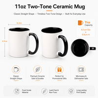 Tasses en céramique personnalisées imprimées en gros, gobelets transparents par sublimation/gravure/sérigraphie, verres à shot personnalisés en gros, anti-fuite