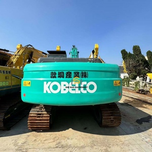 Excavatrice sur chenilles hydraulique Kobelco Sk200d de 20 tonnes de haute qualité, machine d'occasion importée pour travaux lourds - Product Image 2