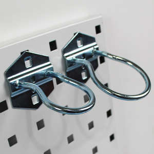 Perforated Square Hole Board Tool Hanging Board Thickened Hammer Round Hook Tie Mounts - Product Image 1