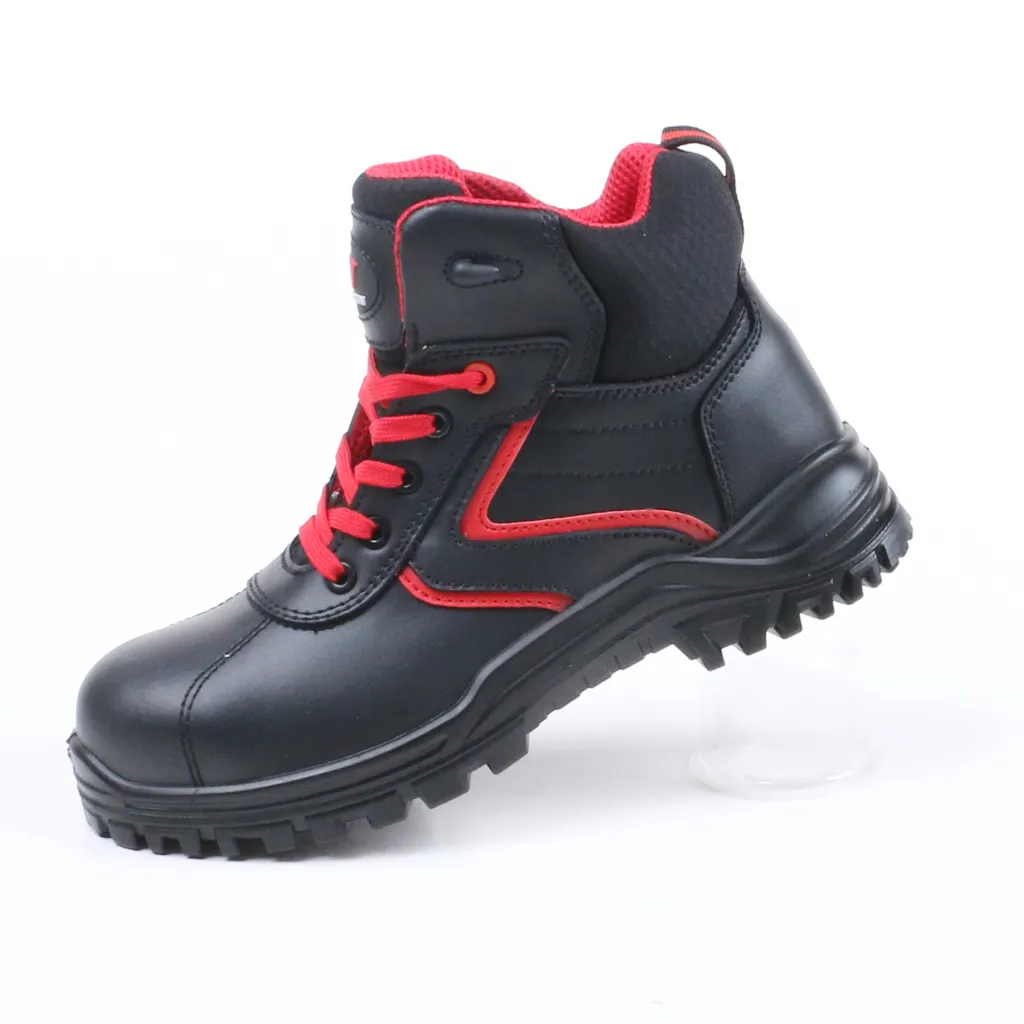 Calçado de segurança com biqueira de aço anti-punctura personalizado, calçado de segurança para homens, calçado de trabalho de proteção