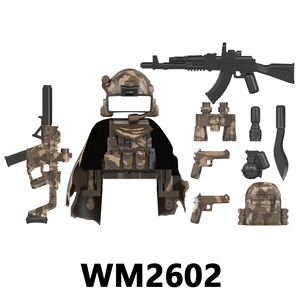 WM6147 WM6168 SSO Delta Special Air Service KSK Forces Alpha Snow Leopard <span class=keywords><strong>Commando</strong></span> Navy Seals Engineer Mini Building Blocks Toys - Product Image 5