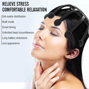 Octopus Scalp Brain Relax Vibrator Relief Scalp Machine Wireless Stress Relieve <b>Hand</b> <b>Free</b> Head Massager - Product Image 5