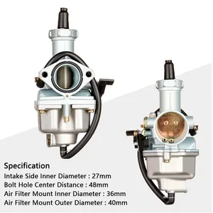 Manual Carburetor PZ27 27mm For 4 Stroke Engine CG 125cc 150cc 200cc 250cc ATV Quad Go Kart Pit Dirt Bike Carburetor