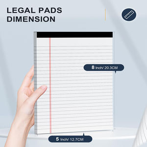 Blocchi <span class=keywords><strong>Note</strong></span> Bianchi Formato Lettera <span class=keywords><strong>8</strong></span> X 5 a Righe Larghe, 30 Fogli per Blocco, con Rilegatura Termica, Formato A4 - Product Image 2