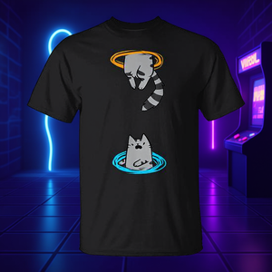 T-shirt vintage avec image de chat, jeu vidéo, animal, mignon, meme - Product Image 3