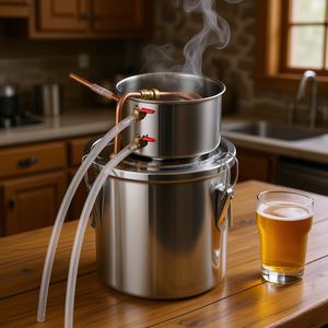 Kit de Destilación de Acero Inoxidable de 3 Galones para Elaboración Casera de Alcohol, Agua y Vino - Product Image 2