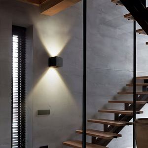Up Waterproof IP65 <b>Cube</b> Led Wall Lamp Aluminum Adjustable Decoration Wall-Mounted Garden Porch <b>Light</b> 2700-6500K 50000h CRI80 - Product Image 5