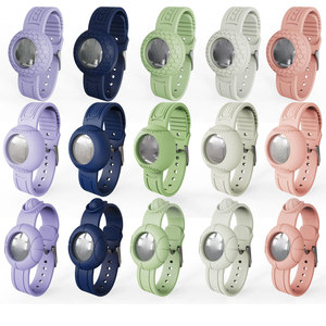 Pulsera de silicona para niños <span class=keywords><strong>Apple</strong></span> Airtag, funda impermeable, pulsera para niños, soporte de pulsera, correa de silicona de repuesto - Product Image 1
