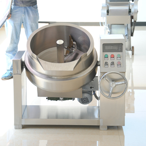 Mélangeur de nourriture industriel en acier inoxydable bouilloire de cuisson chemisée à chauffage électrique - Product Image 1