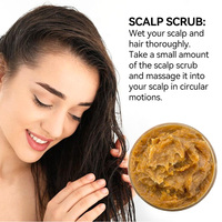 Ensemble de soins capillaires à l'huile de Batana sur mesure, réparation des cheveux abîmés, anti-chute, hydratant, traitement rafraîchissant du cuir chevelu, cheveux secs et crépus