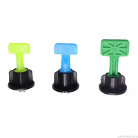 Nouveau système de nivellement de carreaux T-lock accessoires de niveleur à broche fixe outil de nivellement de positionnement en spirale de carreaux