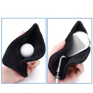 Serviette de nettoyage portable pour balles de golf avec clip pour sac et boucle télescopique - Product Image 5