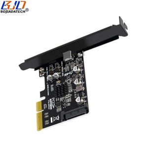 Escritorio PCI Express X4 PCI-E 4X a 20Gbps <span class=keywords><strong>USB</strong></span> 3,2 Adaptador de conector para el controlador Tarjeta de expansión <span class=keywords><strong>SATA</strong></span> 15Pin Power - Product Image 3