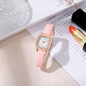 <span class=keywords><strong>Montre</strong></span> carrée pour <span class=keywords><strong>femme</strong></span> tendance, petit cadran, <span class=keywords><strong>montre</strong></span> à quartz pour étudiante, bracelet en cuir, montres simples et décontractées (WA021) - Product Image 3