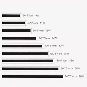 Modern Outdoor Wall <strong>Light</strong> Black Long Strip Exterior Linear Strip Wall <strong>Sconce</strong> IP65 Waterproof Wall <strong>Light</strong> for Garage House Patio - Product Image 2