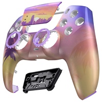EXtremeRate Luna Coque avant personnalisée redessinée à faible MOQ pour manette PS5, sublimation