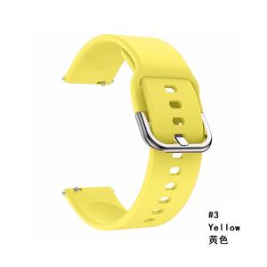 Correa de silicona para reloj Samsung Galaxy watch 3, de 20mm, 22mm, 42mm, 46mm, Active <span class=keywords><strong>2</strong></span> Gear, S2, S3, Huami, <span class=keywords><strong>Amazfit</strong></span> Bip/<span class=keywords><strong>GTS</strong></span> <span class=keywords><strong>2</strong></span> - Product Image 3