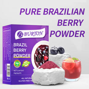 Pó de Açaí Doce com Vitaminas Pronto para Consumo 100g 12 Meses de Validade Preservado em Saco Marca WANFU para Adultos - Product Image 1