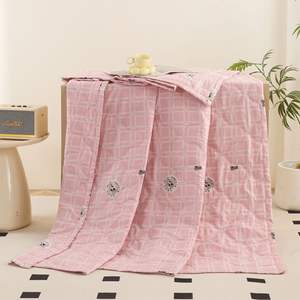 Vente en gros d'ensembles de couettes d'été en polyester lavé <span class=keywords><strong>avec</strong></span> le logo imprimé de la climatisation Célébrez <span class=keywords><strong>avec</strong></span> un cadeau à usage domestique - Product Image 4