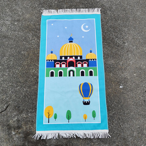 <span class=keywords><strong>Mansur</strong></span>-alfombra de oración islámica para niños, tapete de buena calidad, regalo de Ramadán islámico, para oración musulmana - Product Image 1