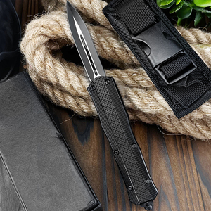 Tasca tattica Utility porta tutti i giorni 440C lama di autodifesa caccia avventura all'aria aperta coltello affilato manico in lega di zinco - Product Image 4