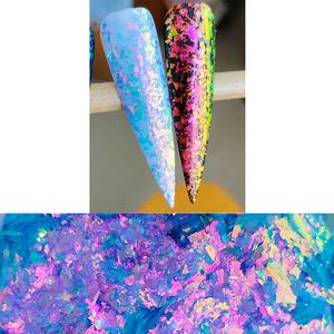 Pigment de paillettes changeant de couleur Mcess Cameleon Aurora Mermaid Flake, poudre de fard à paupières scintillante - Product Image 4