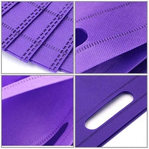 Vente en gros de sacs à provisions non tissés recyclés éco-personnalisés avec logo imprimé - Product Image 4