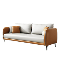Canapés de bureau confortables et luxueux en cuir meubles de salon ensemble de canapés de bureau meubles personnalisables