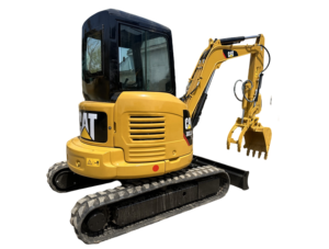 Mini-excavatrice d'occasion CAT 303.5E, 3,5 tonnes, excavatrice hydraulique sur chenilles d'occasion avec godet de terrassement de 0,12 m³ - Product Image 1