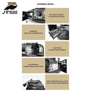 Camping al aire libre pequeño pop up Camper caravana 4 remolque Camper Hous - Product Image 5