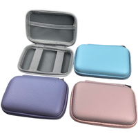 Sac de rangement multifonctionnel en EVA imperméable personnalisable avec fermeture à glissière pour appareils électroniques