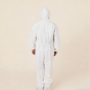 Trajes Desechables para Materiales Peligrosos, Paquete de 25, Overoles de Protección con Capucha y Botas, Traje de <span class=keywords><strong>Pintor</strong></span> de Cuerpo Completo Resistente para Adultos - Product Image 6