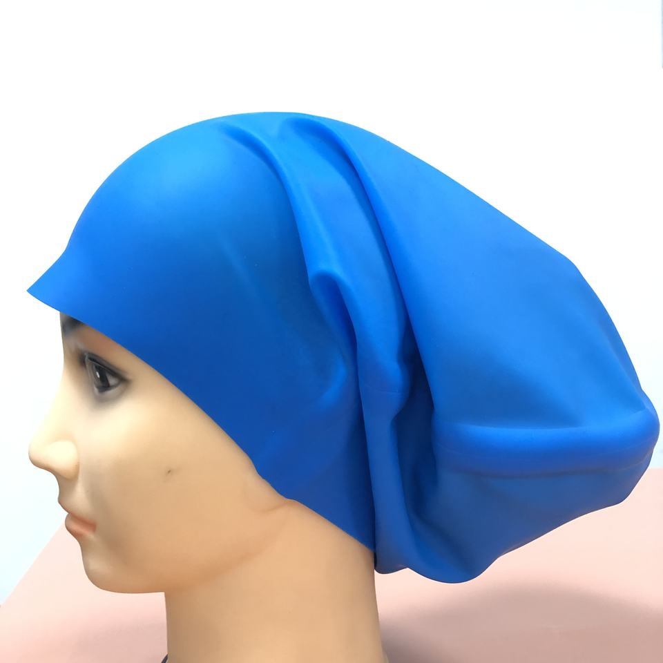 Best Seller Men Women Silicone Swim Cap Braids Locs Long Hair Swimming Caps For Dreadlocks