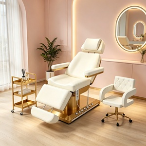Camilla <span class=keywords><strong>de</strong></span> Masaje Eléctrica Profesional <span class=keywords><strong>de</strong></span> Lujo para Salón <span class=keywords><strong>de</strong></span> Belleza, Spa Facial, Tratamientos <span class=keywords><strong>de</strong></span> Pestañas y Headspa - Product Image 5