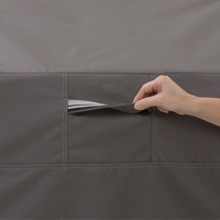 OEM ODM Couvre-balançoire d'extérieur imperméable à l'eau de couleur solide de haute qualité et durable Couvre-meubles de patio