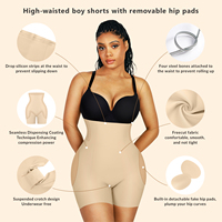 Minceur Taille Haute Contrôle Du Ventre Hanche Rembourré Butt Lifter Et Taille Body Shaper Pantalon Court Shapewear Pour Femmes Vente en Gros