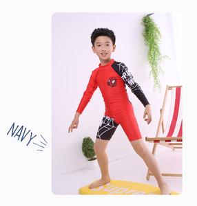 Maillot <span class=keywords><strong>de</strong></span> <span class=keywords><strong>bain</strong></span> deux pièces en polyester à manches longues pour garçons, taille moyenne et grande, ensemble <span class=keywords><strong>de</strong></span> maillots <span class=keywords><strong>de</strong></span> <span class=keywords><strong>bain</strong></span> pour enfants et étudiants, taille grande - Product Image 6