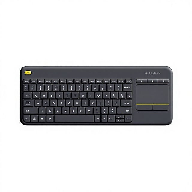 For K400 Plus Wireless USB Plastic Touch Keyboard for Desktop & Tablet-2.4GHz Office Use