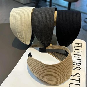 Celebrity with the same wide-brimmed knitted headband female cloud non-slip hairpin wash <b>face</b> headband headband headdress - Product Image 2
