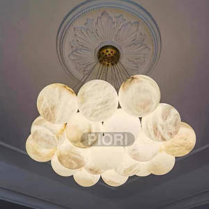 Đèn chùm pha lê Alabaster nhiều bóng kiểu dáng mới, phù hợp cho phòng khách biệt thự, nhà hàng, phòng ăn - Product Image 4