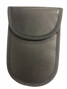 Pochette de blocage RFID en cuir pour clé de voiture, étui de blocage du signal - Product Image 3