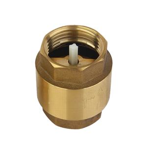 Vanne de retenue verticale en laiton DN25 de 1 pouce, filetage femelle BSP, pour <span class=keywords><strong>eau</strong></span>, huile, gaz -20 ℃   à 150 ℃   1,6 Mpa - Product Image 2